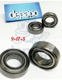 Groove ball bearing size 5x9x3
