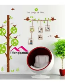 Stiker dinding kinder garden kids tree