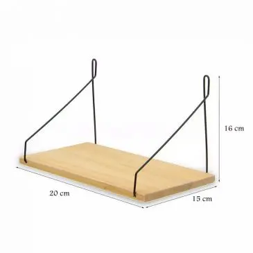 Rak dinding floating 20cm - Gambar 2