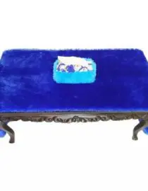 Taplak meja rasfur biru tua