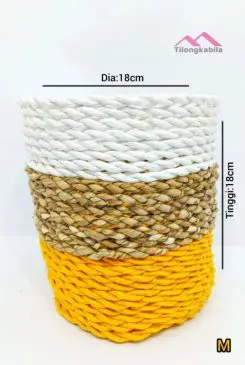 Cover pot kuning m - Gambar 2