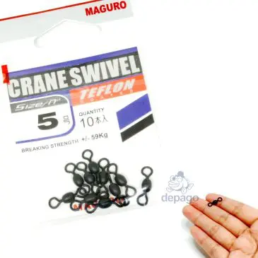 Maguro Crane Swivel Teflon Size 10 - Gambar 3