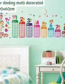 Stiker dinding multi decorated