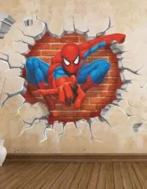Stiker dinding marvel spiderman