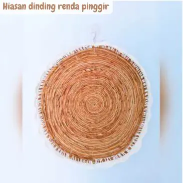 Hiasan dinding renda pinggir