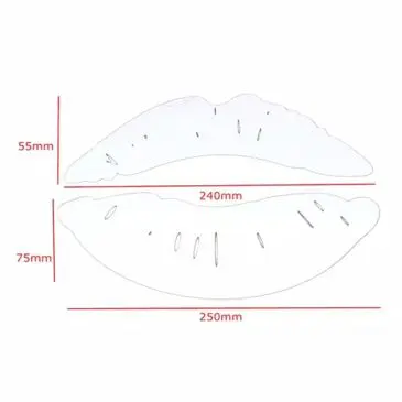 Stiker dinding 3d cermin hitam - Gambar 3