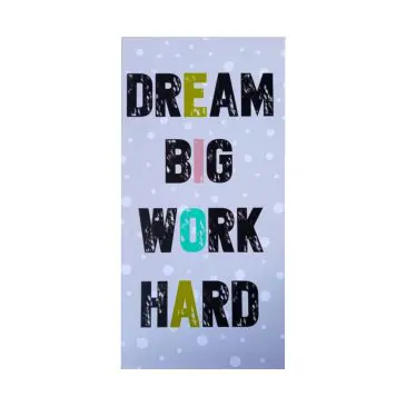 Hiasan dinding dream big - Gambar 2