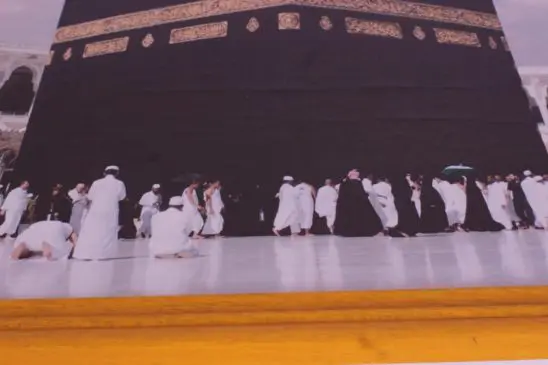 Lukisan kanvas modern kabah - Gambar 3