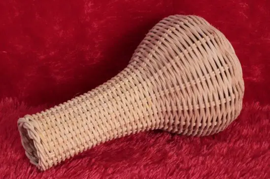 Vas bunga rotan botol jin - Gambar 3