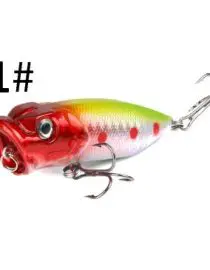 Popper Topwater 11gr red green