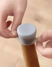 Alas Kaki Kursi dan Meja Silikon Bulat Anti Slip 1pcs