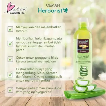 Herborist Aloe Vera facial wash gel - Gambar 3