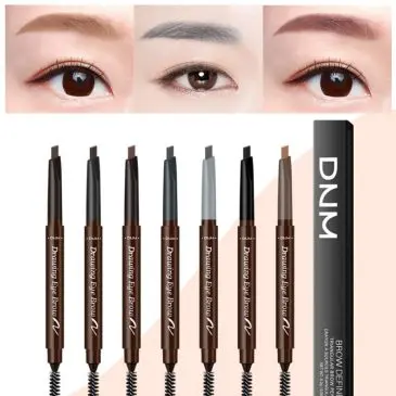 Automatic eyebrow DNM Bright Brown - Gambar 2