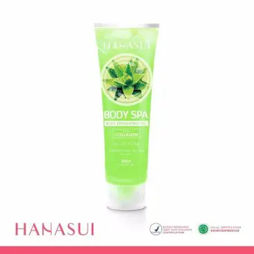 Body Spa Exfoliating Hanasui Aloe Vera