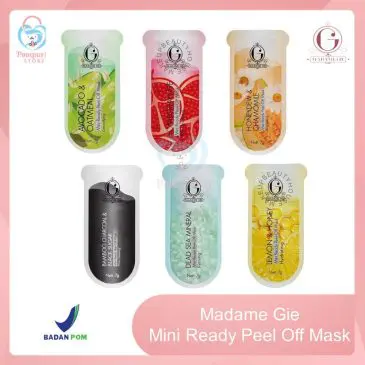 Masker Peel Of Madame Gie Pomegranate - Gambar 2