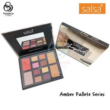 Eyeshadow Rhapsody Salsa Pallette Amber - Gambar 2