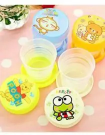 Gelas Mini Portable Lipat Bahan Plastik