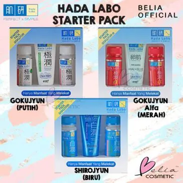 Gokujyun Starter Pack Hada Labo putih - Gambar 2