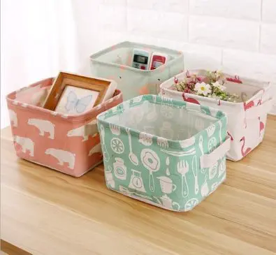 Keranjang Multifungsi Hijau Motif Tableware