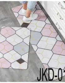 (1 Set isi 2pcs) Keset Lantai Dapur 2in1 JKD-253 Keset Panjang 120x40cm / Keset Pendek 60x40cm