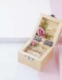 Kotak Tempat Penyimpanan Perhiasan Serbaguna Size 15x15x8cm