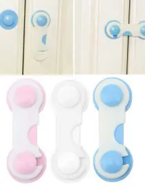 Pengaman Pengait Pintu Laci dan Lemari Sliding