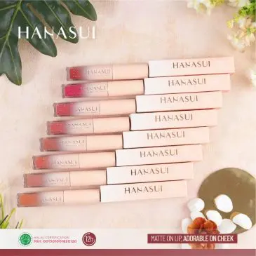 Lip Cream Matte Hanasui 06 Ritz - Gambar 2