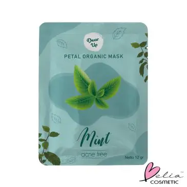 Masker Wajah Organik Dear Up petal mint