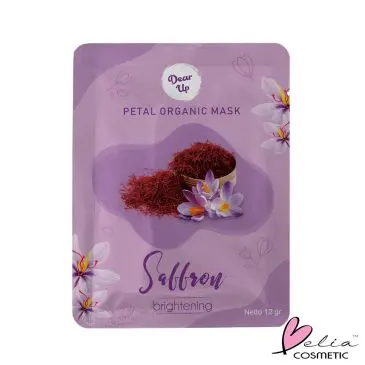 Masker Wajah Organik Dear Up petal saffron