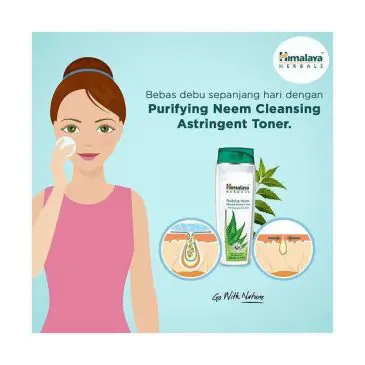 Purifying Neem Cleansing Astringent Toner 100mL Himalaya - Gambar 2
