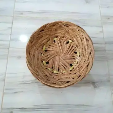 Piring Makan Anyaman Lidi