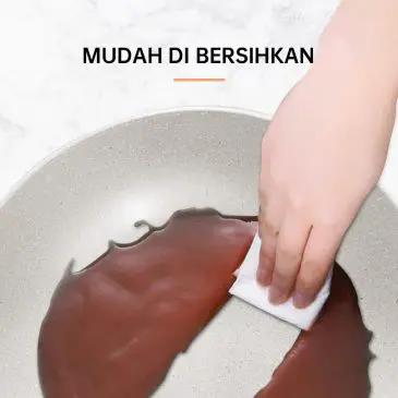 Wajan Penggorengan Teflon 32cm 1238 putih - Gambar 6