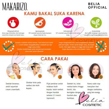 Hair Energy Makarizo Creambath Sachet 30 - Gambar 3