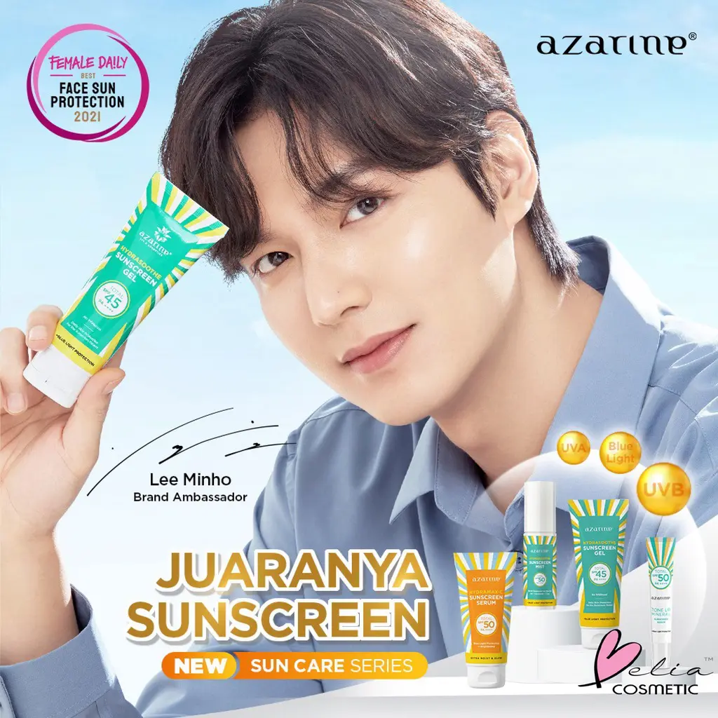 Azarine sunscreen Tone Up - Gambar 2