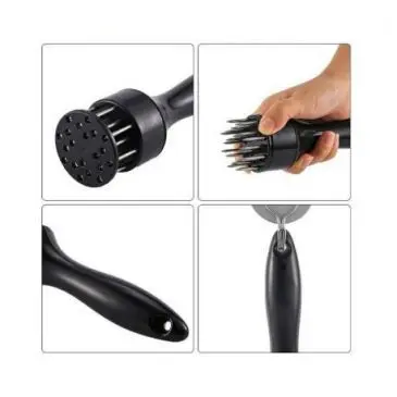 Alat Pelunak Pencacah dan Pelembut Daging Manual Dengan 24 Jarum Stainless Steel - Gambar 5