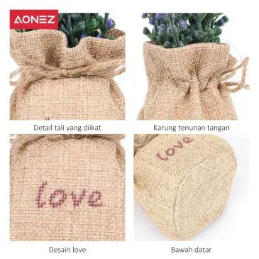 Bunga Aonez ungu lavender - Gambar 3
