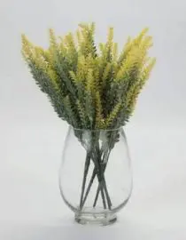 Bunga Lavender plastik kuning