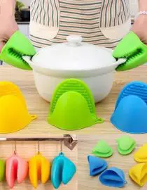 Sarung Tangan Penjepit Silikon Anti Panas Set 2pcs