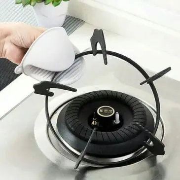 Sarung Tangan Penjepit Silikon Anti Panas Set 2pcs - Gambar 4