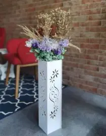 Rak payung / Vas bunga vintage floral 02