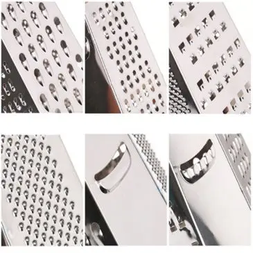 Parutan Menara 6 Sisi Pisau Greter Stainless Steel Anti Karat - Gambar 2