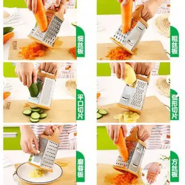 Parutan Menara 6 Sisi Pisau Greter Stainless Steel Anti Karat