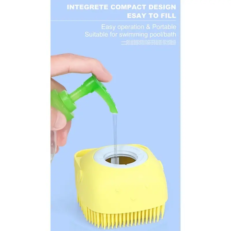 Sikat Mandi Silikon Dispenser - Gambar 3