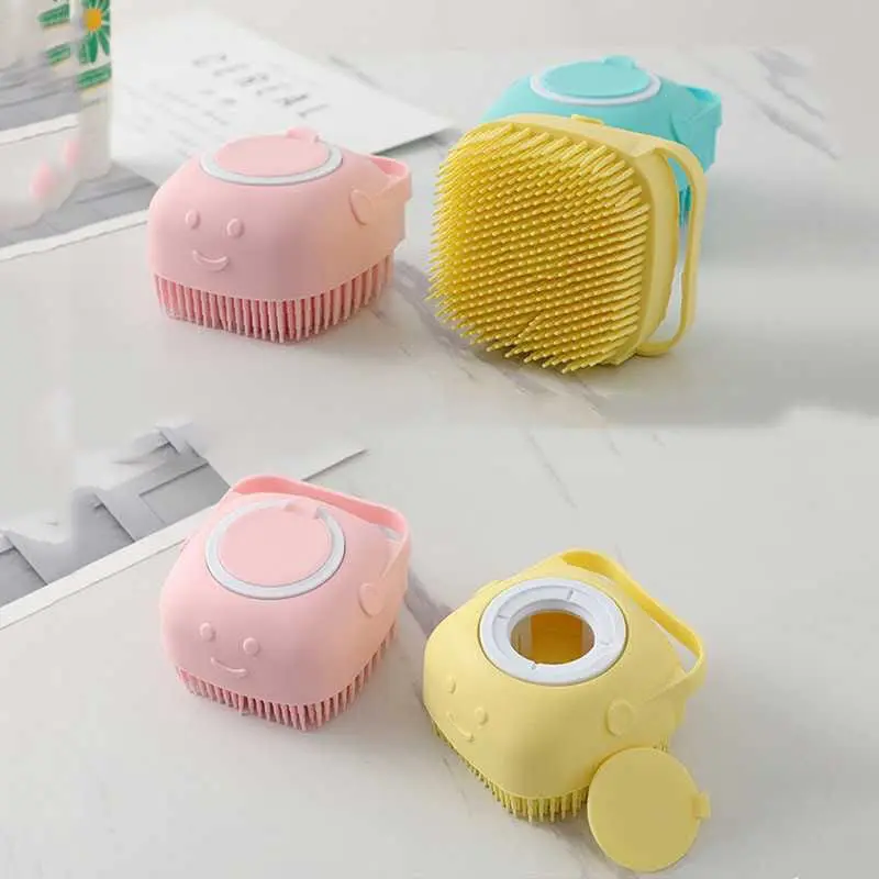 Sikat Mandi Silikon Dispenser - Gambar 2