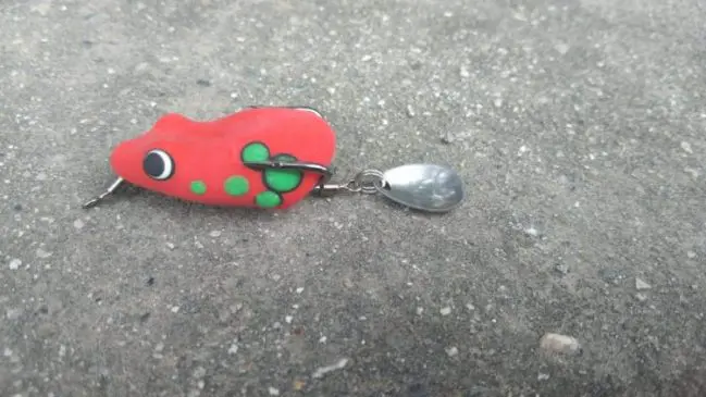 Soft Frog Lure merah