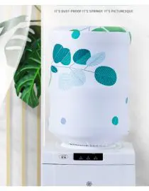 Sarung Cover Penutup Galon Air Tutup Atas Motif Green Leaf