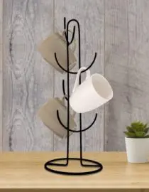 Tempat Gantungan Gelas Bahan Besi 6mm Uk. 15x15x45cm