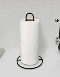 Tempat Tisu Roll Bahan Besi 6mm Uk. 17x17x30cm