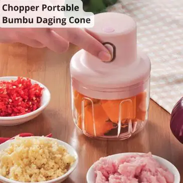 Chopper Portable Blender Bumbu Daging Cone Serbaguna + USB