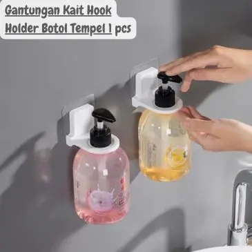 Gantungan Kait Hook Holder Botol Tempel Dinding